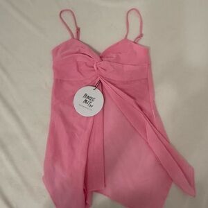 Pink Spaghetti Strap Dress Princess Polly